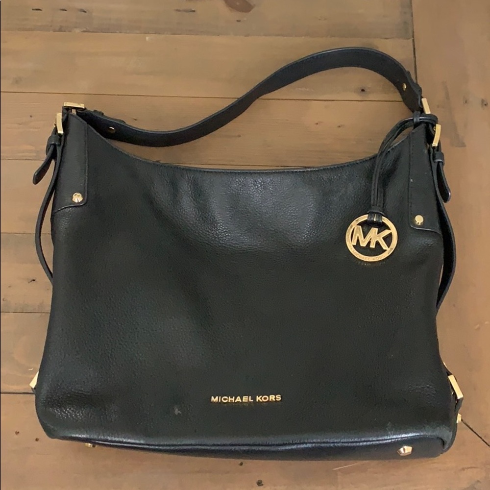 Michael Kors Soft Leather Hobo Bag